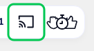 the screen-share button on the Class Spot lesson toolbar
